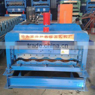 828 Corrugated Iron Roofing Sheet Roll Forming Making Machine Made In China