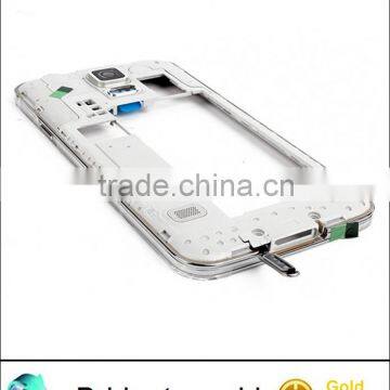 Replacement Middle Frame Housing Chassis Bezel Frame For Samsung Galaxy s5 gold white