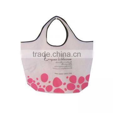 Natural Good quality Eco friendly fashion non woven shopping bag pattern