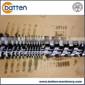 50/103 Bimetallic Conical Twin Screw Barrel for Plastic Extruder