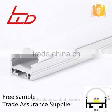 Suspended aluminum profile for led batten ceiling light