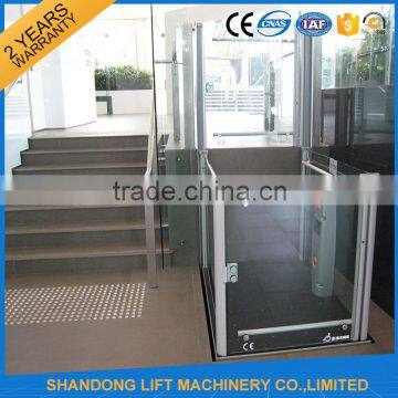 2.5m home hydraulic lift elevator with good price