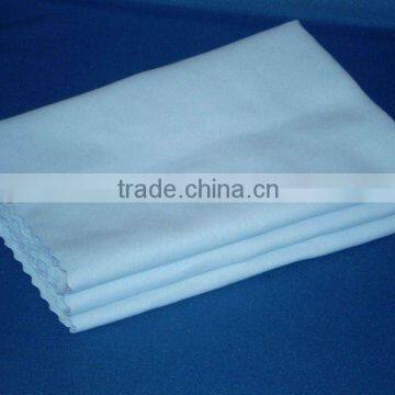 Sueded woven microfiber towels