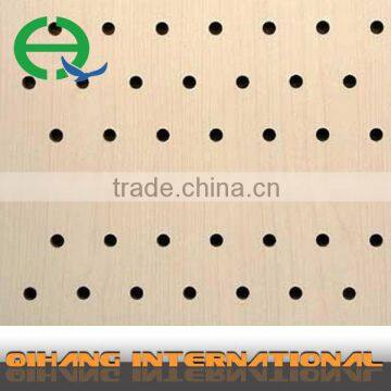 high quality wooden perforated acoustic panel/perforated panel/acoustic mdf for decoration