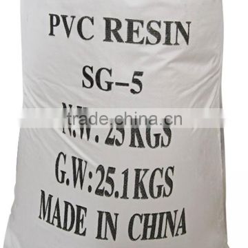 Free Sample PVC Resin SG5 From Alibaba Gold Supplier