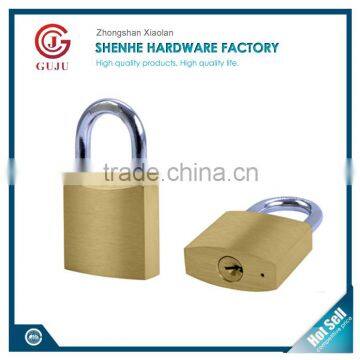 Brass door pad lock
