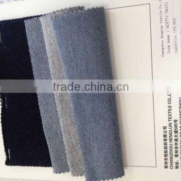 96%cotton 4%spandex Indigo Knit Terry Fabric 290gsm From Changzhou China photo-2
