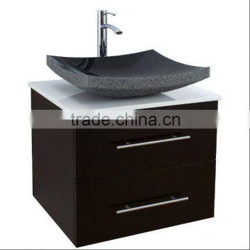 24" stone basin bathroom cabinet bathroom vanity