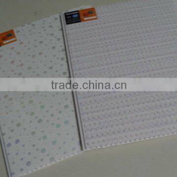 2011new haojie transfer printing of pvc plastic panel