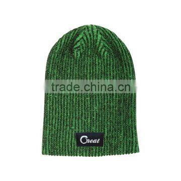 Wholesale Womens Winter Beanie Cap With Woven Tags