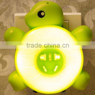 Turtle design rechargeable multi-color free sample color night led light