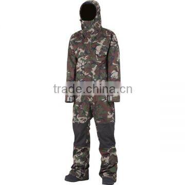 2016 skiing jumpsuits for man camo military mens overall ski suit one piece