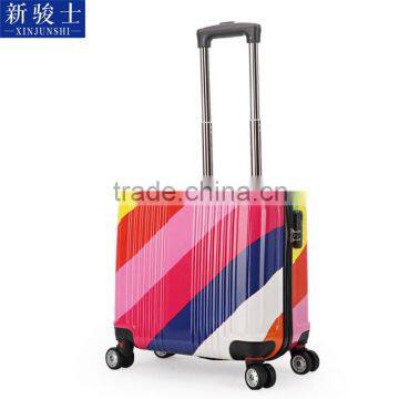 PC Kids Fancy Lightweight Spinner Luggage Travel Case Trolley Hard Case With Zebra Printing photo-4