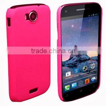 for wiko cink peax 1/2 high quality dark pink colorful rubber painting case factory price