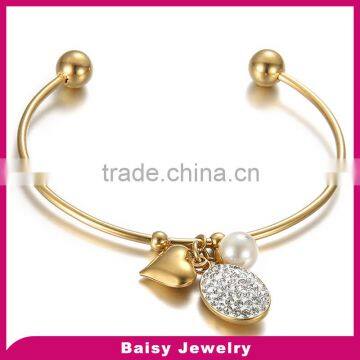 New Arrival Jewelry stainless steel fancy bangles design