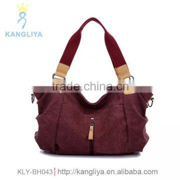 New look ladies canvas handbags blank tote bag woman shoulder factory bags