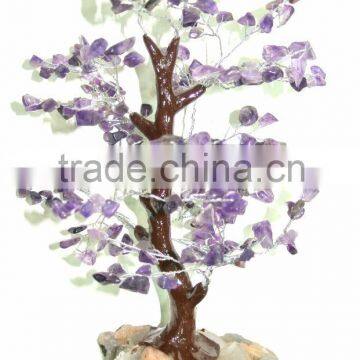 Wholesale Of Gem Tree : Mineral Base Amethyst 210 Chips Gemstone Tree
