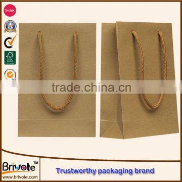 plastic lined kraft paper bag flat handle kraft paper bag machine kraft paper bag