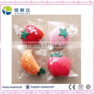 Cheap promotional gift best selling items plush fruit pendant                        
                                                Quality Choice