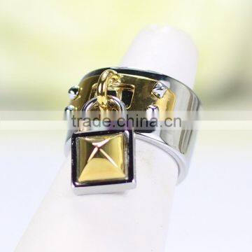 Kingman lock charm bangle zinc alloy material punk rock men bangles