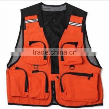 1 PC - Multi Pockets Fishing Hunting Mesh Vest Mens Outdoor Leisure Jacket