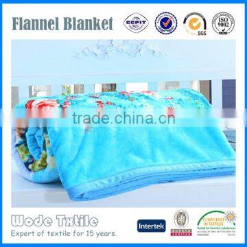 High Quality New Design Printed flannel fleece blanket