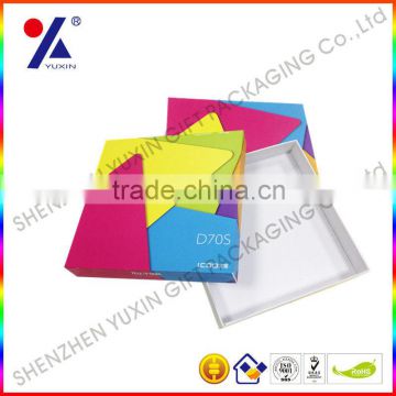 customer size in top and base gift paper packaging boxes