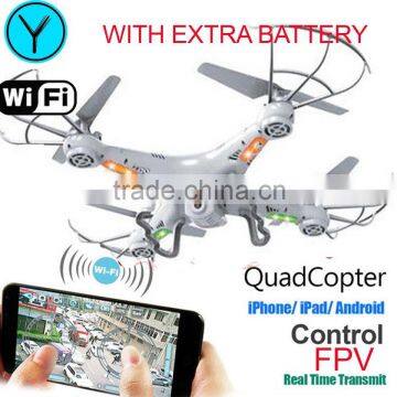 Syma Upgraded Version X5C-2 WiFi FPV Drone 2.4Ghz 4CH 6-Axis RC Quadcopter W/ 2MP HD Video RTF 3D Roll