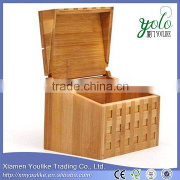 Natural decorative storage boxes Bamboo Square Storage Box