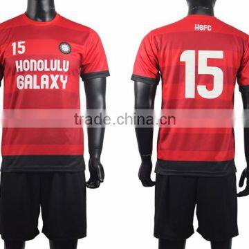 Red Color Make Your Own Soccr Jerseys