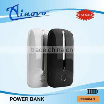 2016 Fashion design real capacity aa battery universal portable power bank