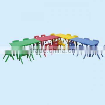 kindergarten kid's table and chair set