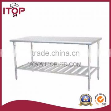 Assembly stainless steel table top