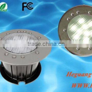 IP68 LED underwater light recessed 9x1W LED pool light