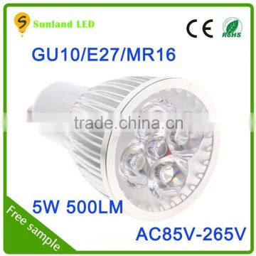 Trade assurance aluminum mini led spot light 12v led spot gu10