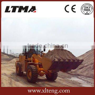 Chinese 4 wheel drive tractor with front loader