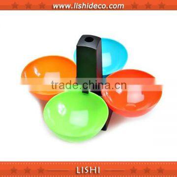 Colorful Football Style Plastic Fruit Plate