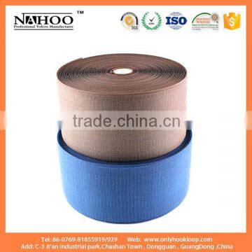 Soft nylon hook tape, Eco-friendly soft hook tape for baby clothing,Wholesale colored soft nylon hook and loop tape