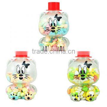 Colourful Chewing Gum With Wax Paper Mint Fruity Press Candy