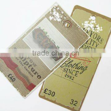 Lady Paper Gift Tag with Price Sticker