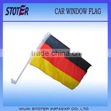 100% polyester car window flag flag