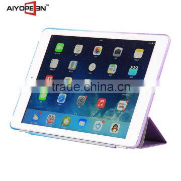 Manufactory Fabrication New Arrival PU Smart Cover Case Gradient Clour Styles Tablet Smart Case for Mini1/2/3 photo-6
