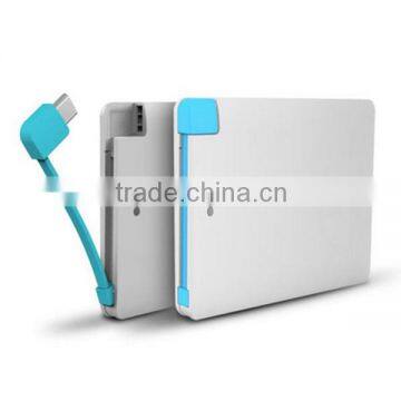 Hot 2500mAh power bank slim, power bank slim design manufacturer