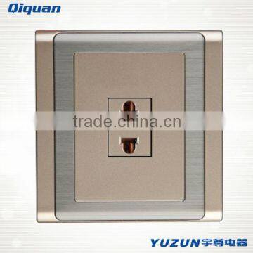 Stainless steel socket wall switch