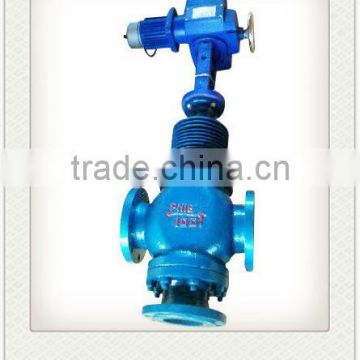 Flanged electric operated stainless steel globe valve