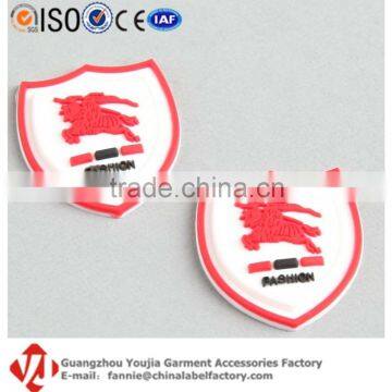 Brand Logo Golf Bags Gym Clothes Silicone Patch Rubber Badge