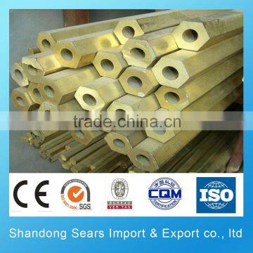 H59/H62 Round/Hexagonal Brass Hollow Bar/Brass Rod Price photo-2