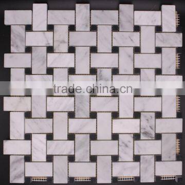 White marble mosaic tile for sale