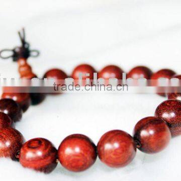 Artistic Red Sandalwood Beaded Bracelets 12MM