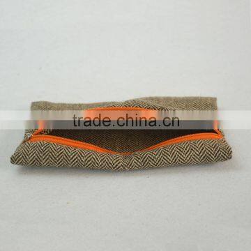 China Durable Zipper Cotton Canvas Tote Bag